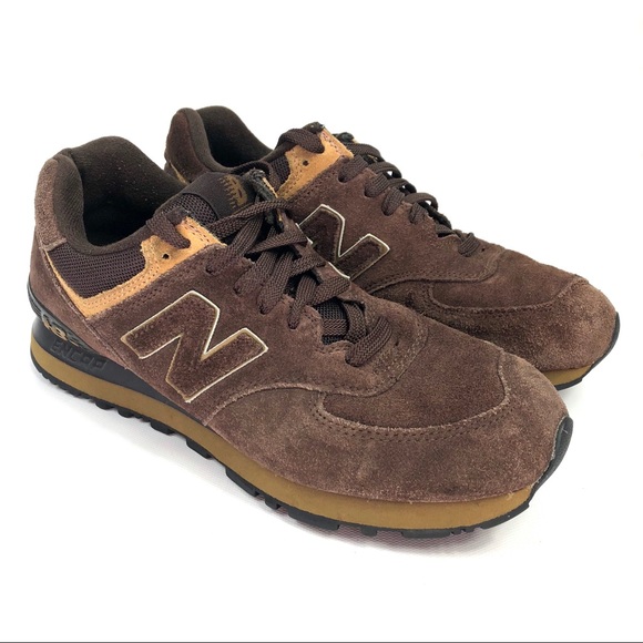 new balance 574 tan suede